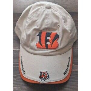 CINCINNATI BENGALS HAT NFL FOOTBALL TEAM ADJUSTABLE CAP ONE SIZE